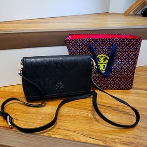 Tory Burch Thea Flat Wallet Cross Body Bag
